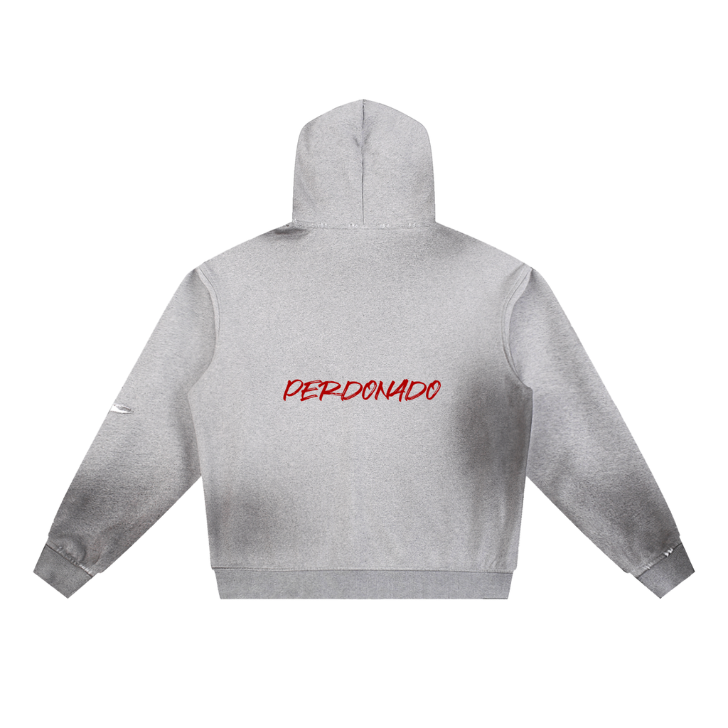 Perdonado Sun Fade Frayed Fleece Hoodie